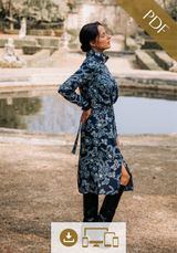 Soliflore Dress PDF Sewing Pattern (A0, A4 and US letter, videoprojection)
