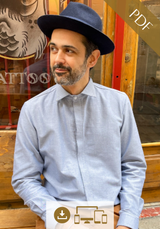 Sparrow Mens Shirt PDF Sewing Pattern (A4 A0 and US letter)