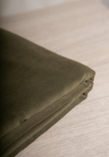 faux suede fabric by the metre – Beige, brown or green moss