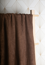 faux suede fabric by the metre – Beige, brown or green moss