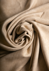 faux suede fabric by the metre – Beige, brown or green moss