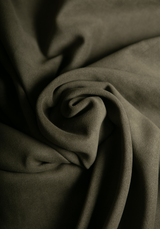 faux suede fabric by the metre – Beige, brown or green moss