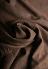 faux suede fabric by the metre – Beige, brown or green moss