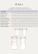 Pétula Dress Blouse Sewing Pattern - Paper Pattern