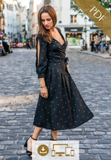 Tamara Wrap Dress PDF Sewing Pattern (A4 A0 and US letter)