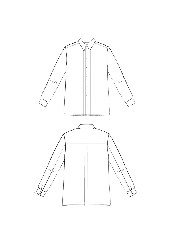 Scala x Marie Claire Idées - Shirt PDF Sewing Pattern (A4 A3 A0 and US Letter)