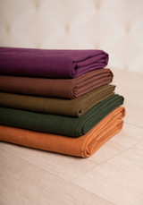 Tencel, linen and cotton dupion fabric - Multiple colors