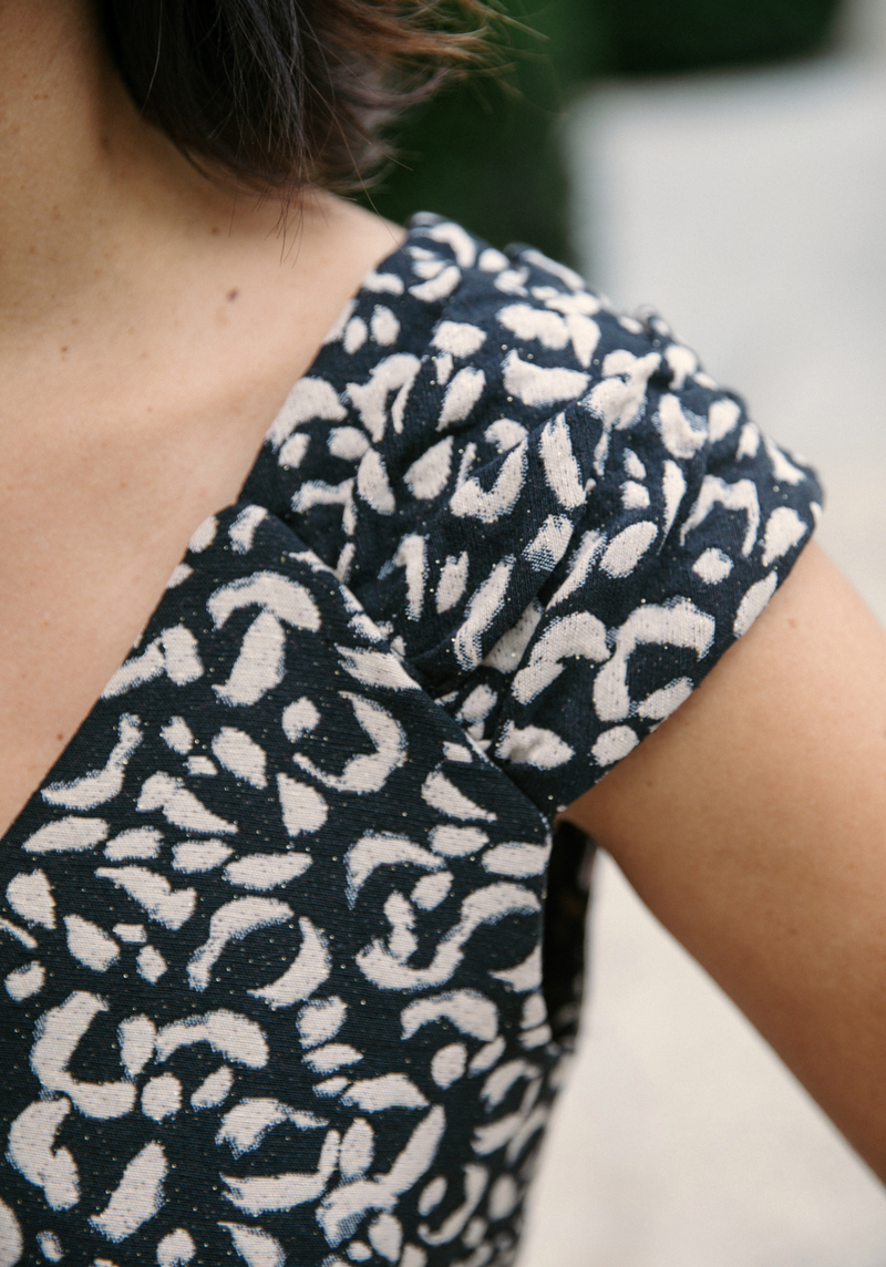 Ocello Jacquard Fabric - by 10 cm