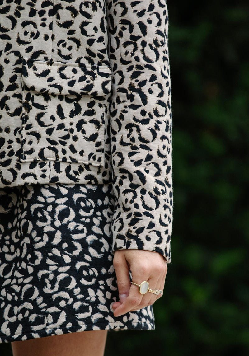 Ocello Jacquard Fabric - by 10 cm