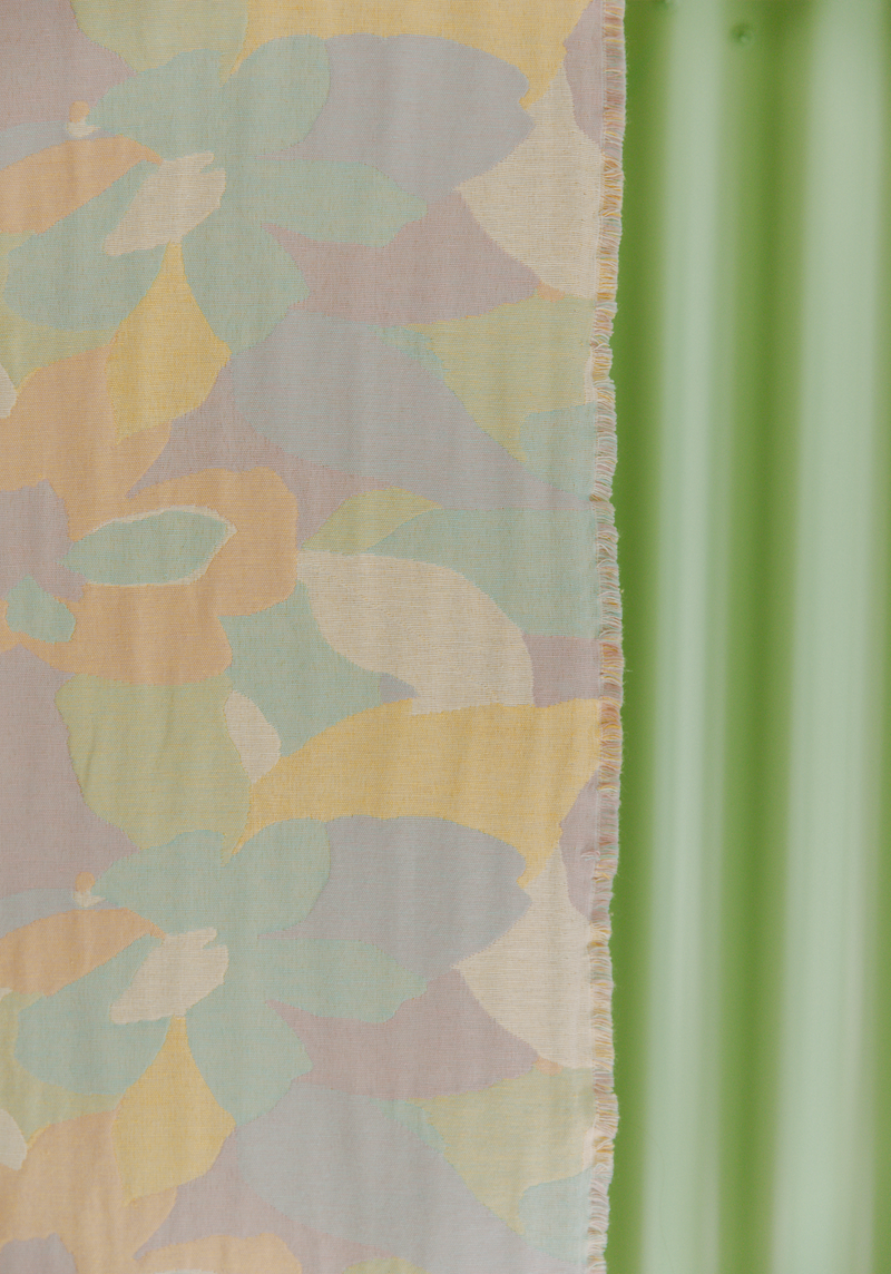 Pastel Jacquard Fabric - by 10 cm