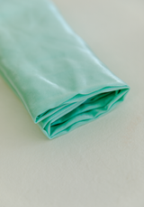 Mint Lyocell Lamé Twill Fabric  - per 10 cm