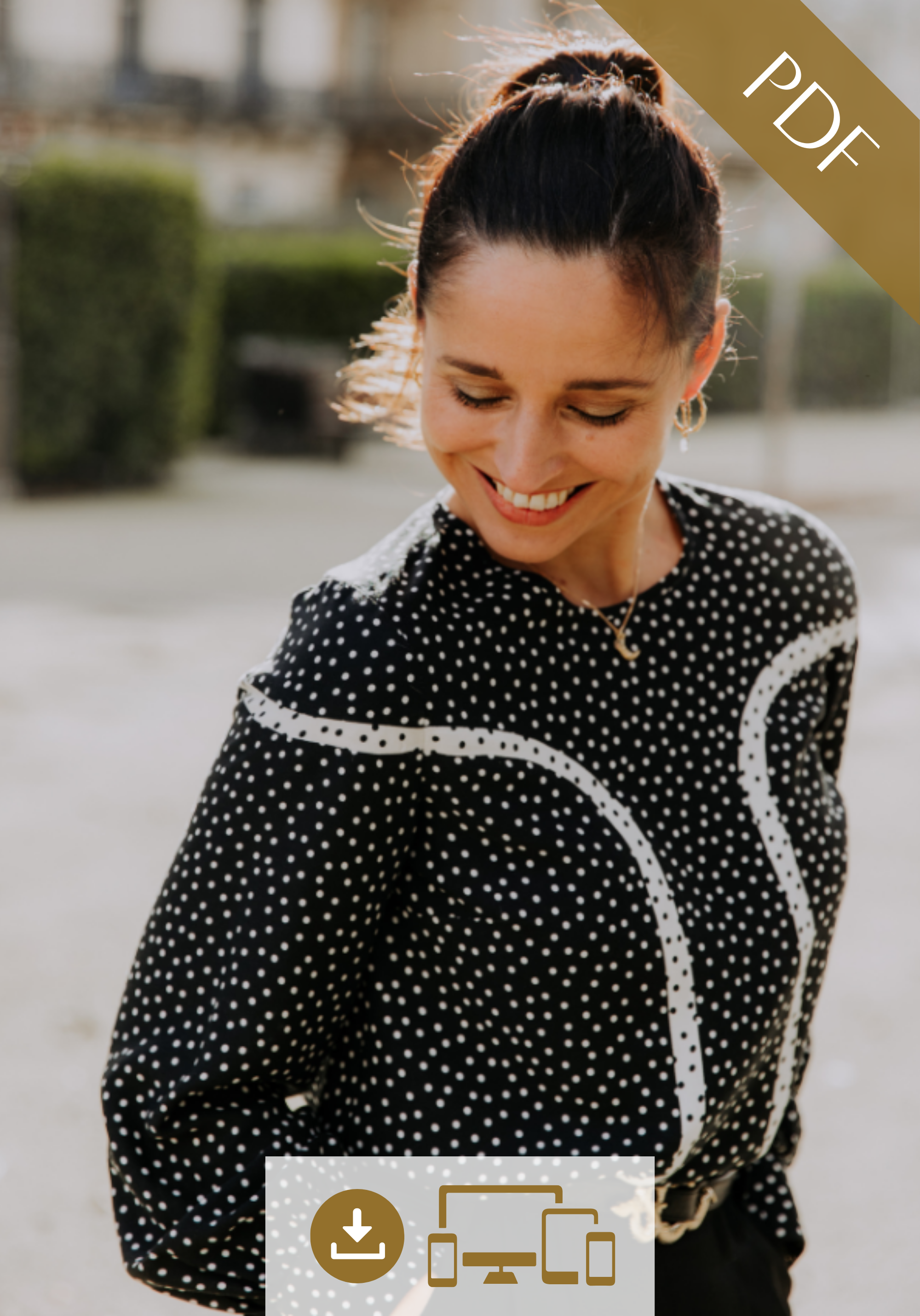 Tribeca Blouse Free PDF Sewing Pattern – Maison Fauve UK