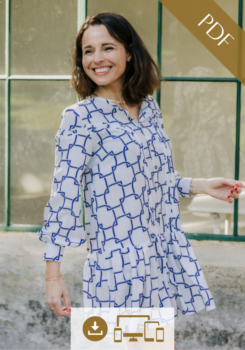 Tribeca Blouse / Dress PDF Pattern (A0, A3, A4 and US letter) – Maison ...