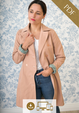 Tsar Trench Coat PDF Sewing Pattern (A0, A4 and US letter)