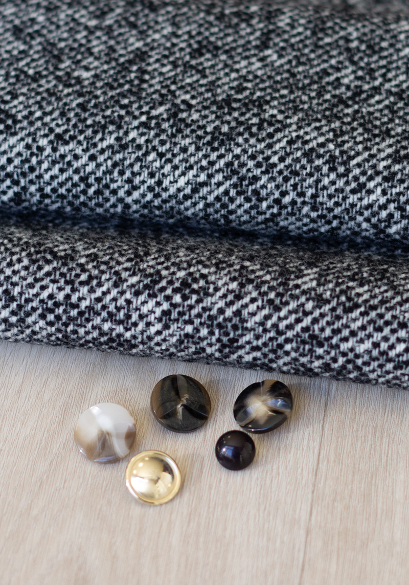 Bouclé Virgin Wool Tweed