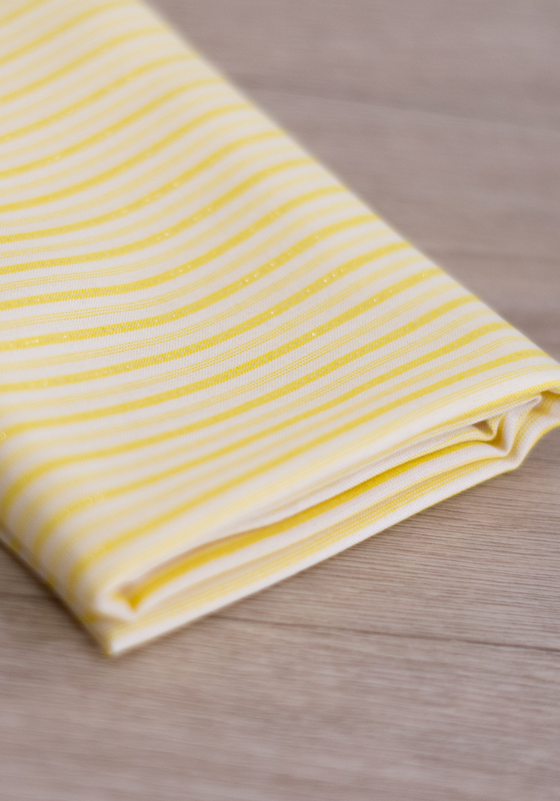 Lightweight viscose jacquard with lurex stripes VARSITY