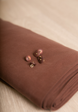 Wink Matte candied chestnut Shank Button 12 mm and 15 mm