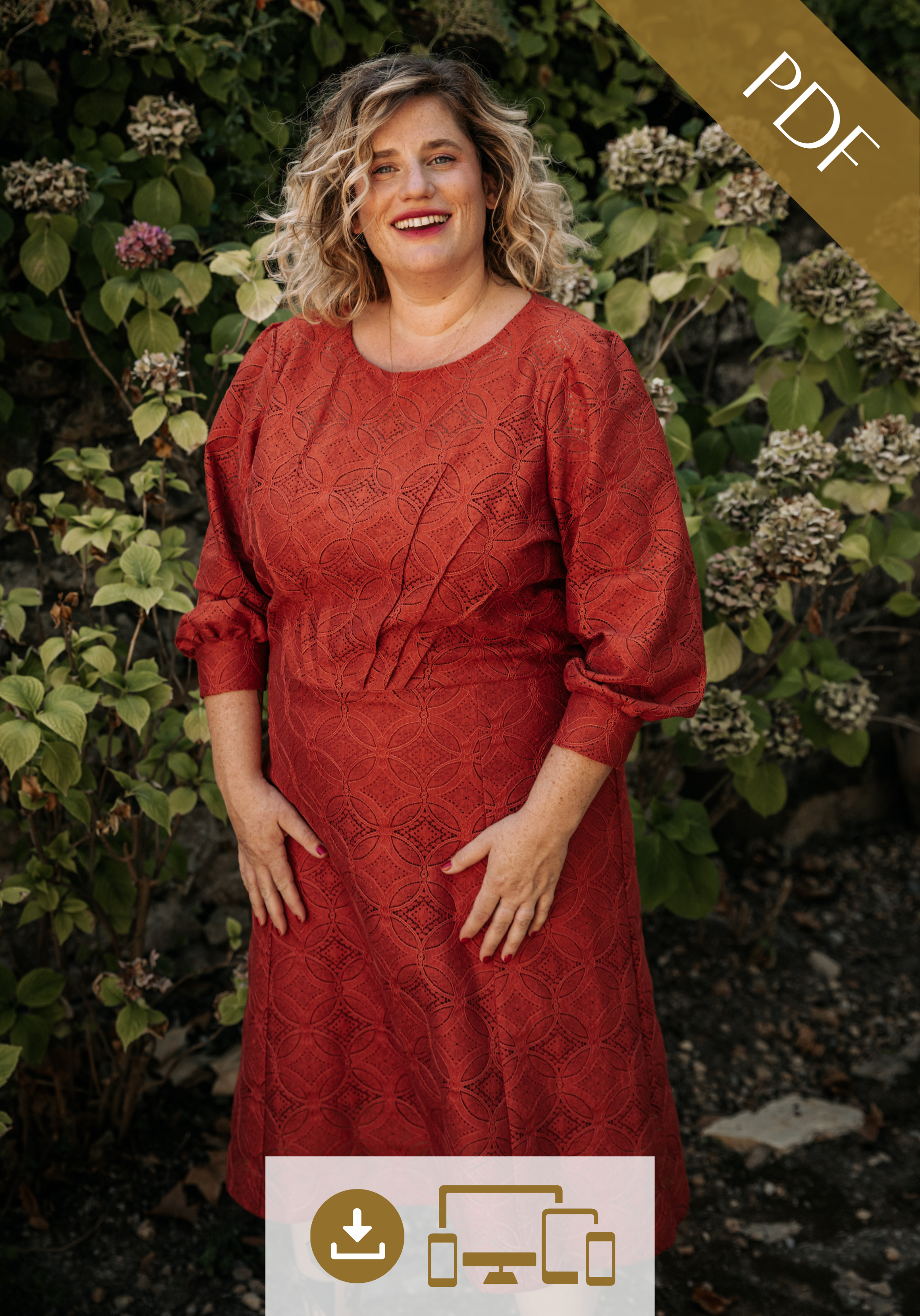 Zénith Blouse Dress PDF Pattern (A4 A0 and US letter) – Maison Fauve UK