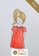 Miss Zenith Children Blouse PDF Sewing Pattern