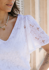 Daphne Floral Lace Fabric - Multiple Colors