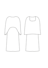 Bonnie Cape Dress PDF Sewing Pattern