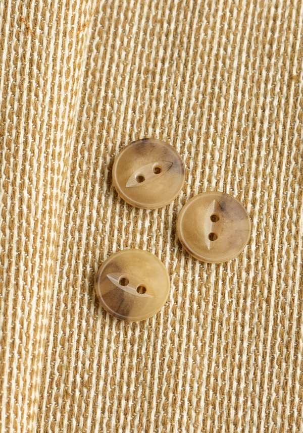 Jazz Jacket / Coat Button in Cappuccino 15 or 20mm