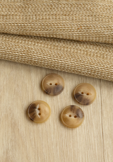 Jazz Jacket / Coat Button in Cappuccino 15 or 20mm