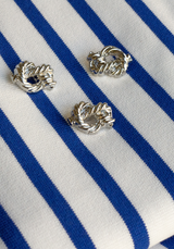 Marine-inspired decorative AMARE Silver Button
