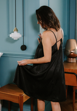 Valentine's Day nightdress sewing kit - Paola pattern and Jacquard Lucente