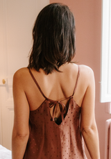 Valentine's Day nightdress sewing kit - Paola pattern and Jacquard Lucente