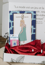 Valentine's Day nightdress sewing kit - Paola pattern and Jacquard Lucente