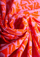 Clash Jacquard Fabric - by 10 cm- width 130 cm - Several colors