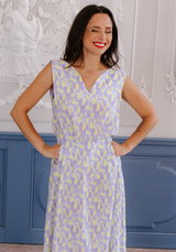 Free PDF supplement: Notte sleeveless dress / PDF (A4, A3, A0, US Letter) - Frames, Layers by Size, Video Projection