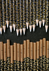 Leopard MAISON FAUVE white chalk pencil - 17 cm