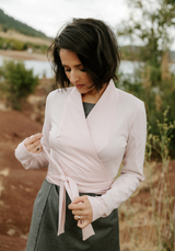 Cursive Wrap Top Sewing Pattern - Paper Pattern
