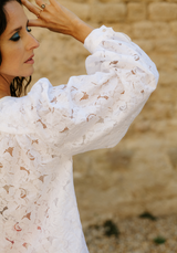 Daphne Floral Lace Fabric - Multiple Colors