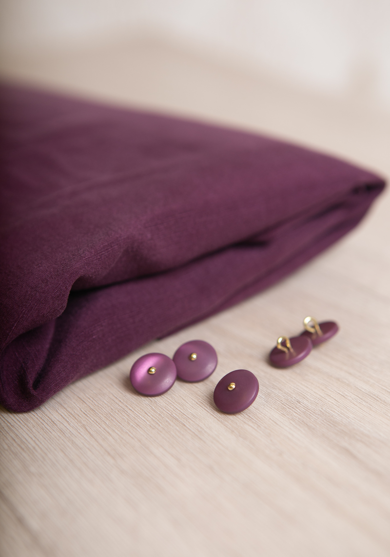 Tencel, linen and cotton dupion fabric - Multiple colors