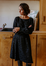 Primrose dress sewing pattern black
