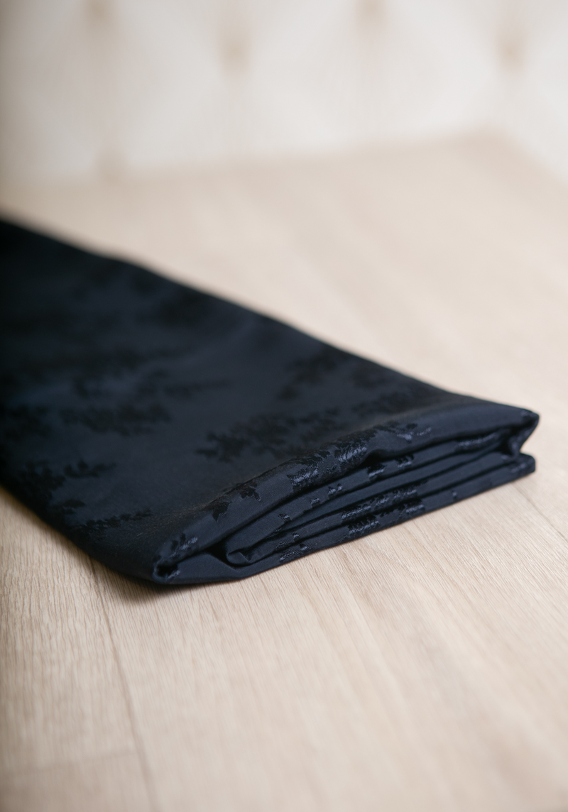 Poésie Viscose Jacquard - by 10 cm - several colors