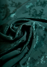 Poésie Viscose Jacquard - by 10 cm - several colors