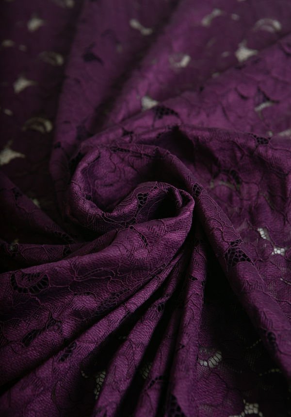 Daphne Floral Lace Fabric - Multiple Colors