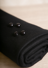 Wool Flannel – 100% Wool – Black