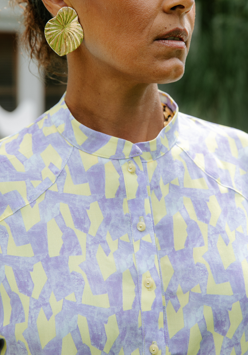 Pietra printed viscose poplin fabric - Various colors