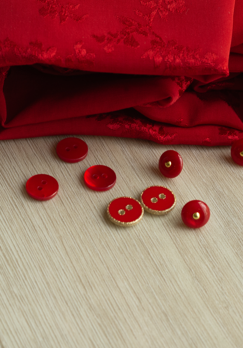 Poésie Viscose Jacquard - by 10 cm - several colors