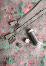 Ghost Flower - Cotton gabardine, various colours