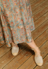 Ghost Flower - printed viscose poplin fabric - Various colours