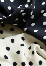 Poplin viscose Lunares - by 10cm