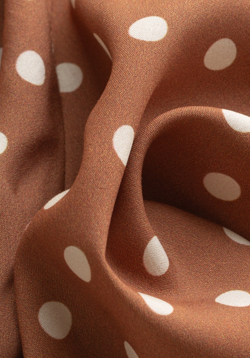 Poplin viscose Lunares - by 10cm