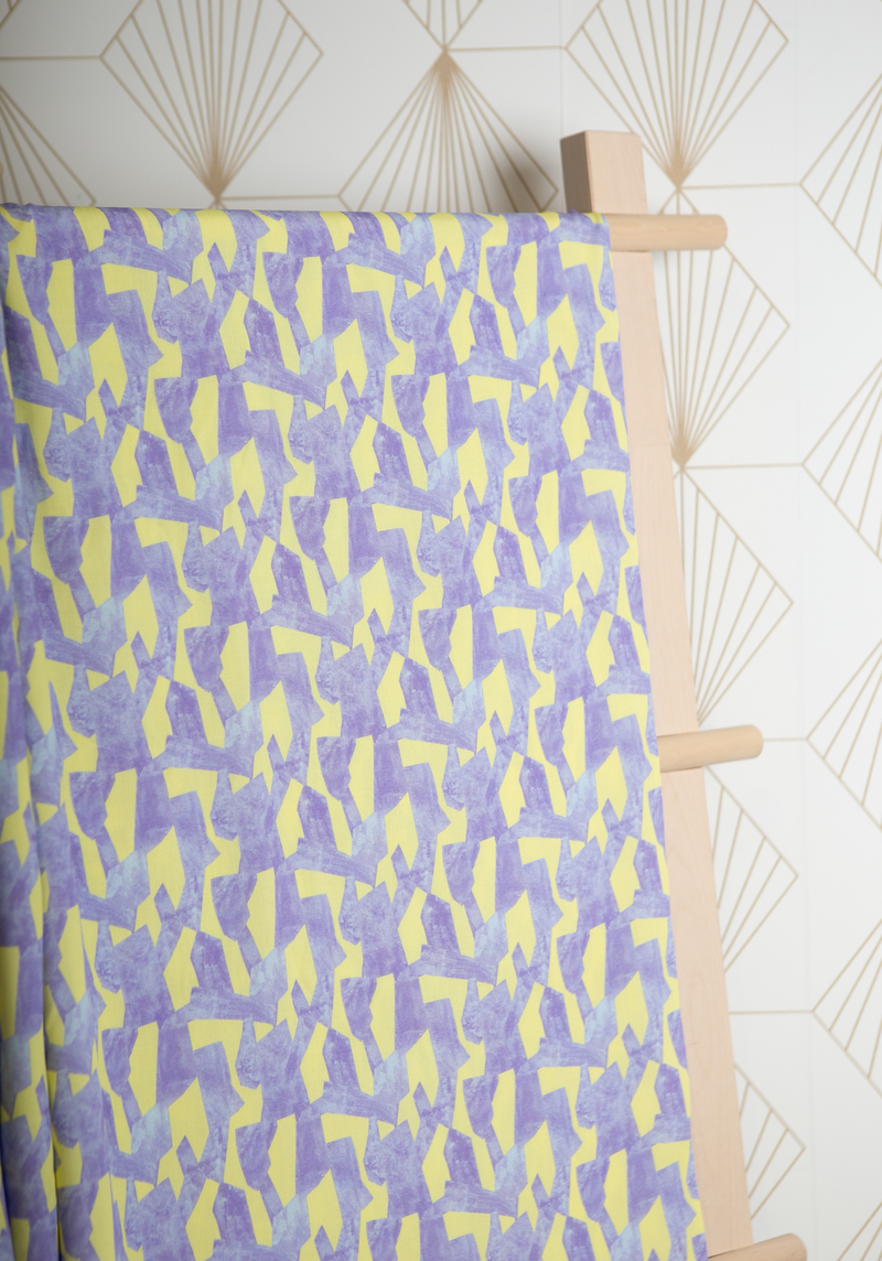 Pietra printed viscose poplin fabric - Various colors