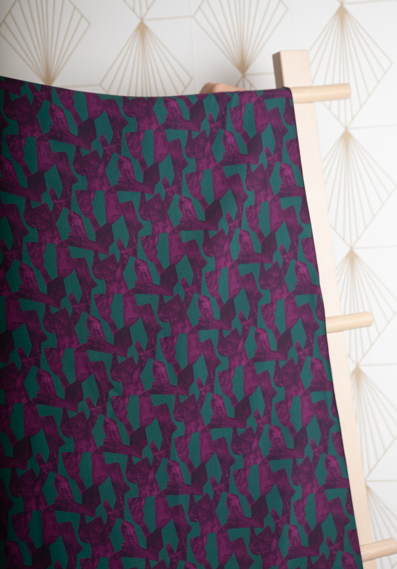 Pietra printed viscose poplin fabric - Various colors